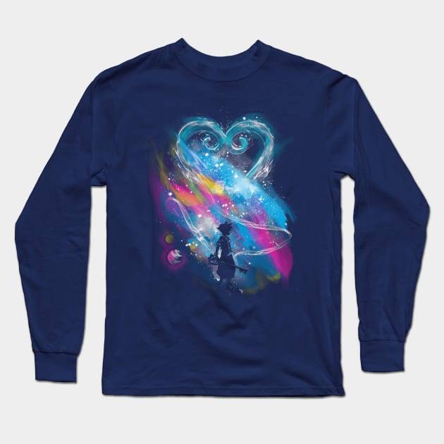 a path to the stars Long Sleeve T-Shirt by kharmazero